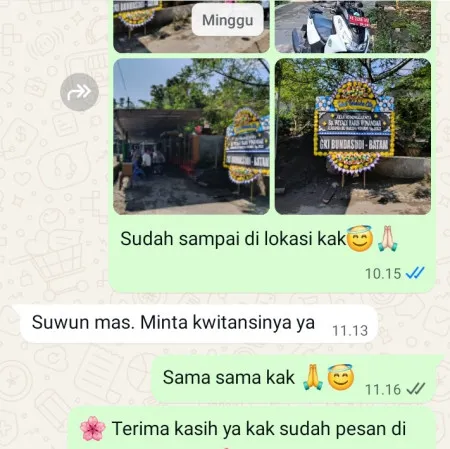 Pengiriman Papan Bunga Duka Sukapura
