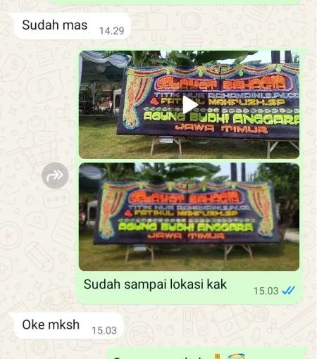 Pengiriman Papan Bunga Sukapura